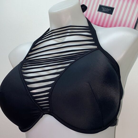 🔥🏖VICTORIA SECRET  swimsuit  top 36DDpush-up bottom-large New #1 - Picture 4 of 12